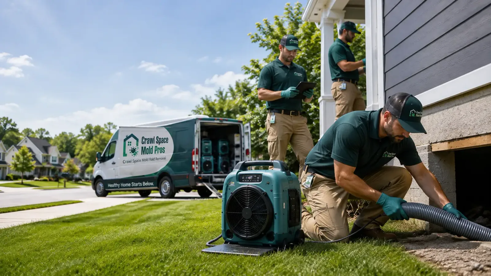 Crawl Space Mold Removal in Winnebago, IL